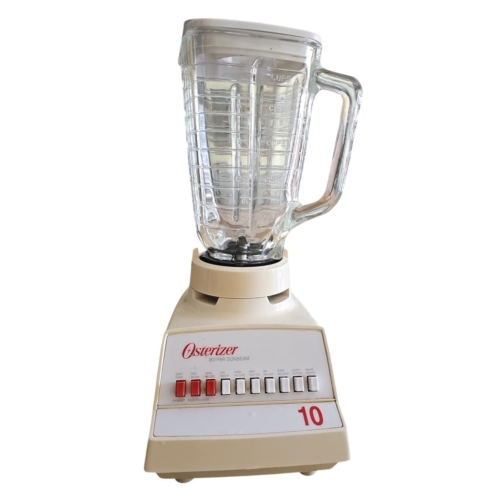 Vintage Osterizer Blender‎ Multi Cycle Blend Oster Works Tested 10 Settings Used